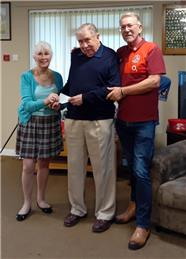 Cheque Presentation to Braintree Youth Project Charity